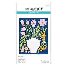 Spellbinders Dies - Fresh Picked Vase Bouquet